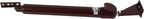 Touch 'n Hold Smooth Door Closer - Single Kit (Cranberry) - Standard-Duty Door Closer with Touch-Button Hold Open Feature & Smooth Closing Motion – for (Medium & Lightweight) Storm, Screen Doors.