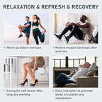 Heyelax Leg Compression Massager for Circulation and Pain Relief FSA, Recovery Boots Sleeve for Fast Therapy, Cordless Leg Massager with Heat as Ideal Gifts for Men Women (Large1-Pack)