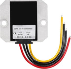MGGi DC 24V to 12V 10A 120W Voltage Buck Converter Waterproof Power Transformer, Step Down Voltage Reducer, Regulator Power Supply Module Buck Transformer, for Golf Cart, forklifts, Car