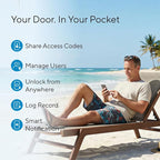 ULTRALOQ U-Bolt WiFi Smart Lock with Door Sensor, Built in Wi-Fi Keypad Deadbolt, Smart Door Lock for Front Door, Remote Control, Auto-Lock, Auto Unlock, Works with Alexa, Google, ANSI Grade 1