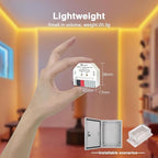 GLEDOPTO ZigBee 3.0 Pro Mini LED Strip Controller 5 Modes in 1 RGBCCT RGBW RGB CCT WWCW Dimmer DC12-24V APP Voice Control Work with Hu/e ZigBee2mqtt Conbee II Home Assistant Alexa (Hub Required)