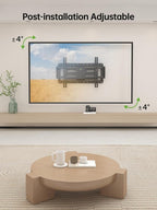USX MOUNT UL Listed Full Motion TV Wall Mount for 37-90 Inch TVs up to 150 lbs, TV Mount Bracket with Articulating Arms Pre-Assembled, Swivel and Tilt, Fits 16",18, 24" Wood Studs, Max VESA 600x400mm