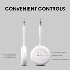 Avantree SoundJet R1 – 25Hr Airplane Bluetooth Adapter for All AirPods (Pro/Max) with Qualcomm Chipset & aptX Adaptive, Wireless Audio Transmitter for Flight Travel, Works with Bose & Other Headphones