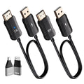 Anytrox Wireless HDMI Transmitter and Receiver 4K Decode 1080P Output, HDMI Wireless Extender, Plug & Play, Support 2.4/5GHz for Streaming Video and Audio to Monitor from Laptop/Pc/Tv Box (Black)