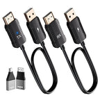 Anytrox Wireless HDMI Transmitter and Receiver 4K Decode 1080P Output, HDMI Wireless Extender, Plug & Play, Support 2.4/5GHz for Streaming Video and Audio to Monitor from Laptop/Pc/Tv Box (Black)