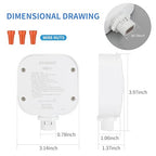 ECOELER Ceiling Occupancy Motion Sensor Switch, High Bay Fixture Mount 360° Ceiling Automatic Light Switch, 120/277VAC, UL, FCC Approved Passive Infrared Sensor, Neutral Wire Required, Pack of 5