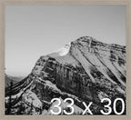 Frame It Easy 33 x 30 Rustic Gray Wood Frame (Derby)