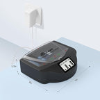 Universal Rapid Battery Charger for Alkaline, AA, AAA, C, D, 9V Ni-MH Ni-CD Rechargeable Batteries, Come with FCC & UL Certified. Black