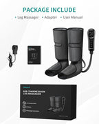 Nekteck Leg Compression Massager for Circulation and Relaxation, FSA Eligible Foot and Calf Massage Machine 2 Modes 3 Intensities with Hand-held Controller for Pain Relief, HSA Adjustable Leg Wraps