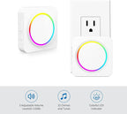 Wireless Motion Sensor Doorbell, Motion Detector Alarm Indoor, Door Chime for Business/Store/Office Entrance with Mini Size, 500ft Range,32 Chimes and 5 Adjustable Volume