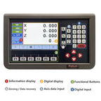Baykunl 12" x 30" x 16" 3 Axis DRO Digital Readout for Mill DRO Magnetic Scale Encoder Milling Machine 320mm+770mm+420mm Tool IP67 Sealing Protection