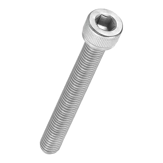Kozelo 5pcs Socket Head Cap Screws - [M8-1.25 x 70mm] 304 Stainless Steel Allen Socket Drive for Electrical Motor 3D Printing Fan Engine Replacement Use, Silver