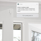 ecobee Smart Thermostat Premium with Siri and Alexa and Built in Air Quality Monitor and Smart Sensor with SmartSensor for Doors and Windows 2-Pack, White