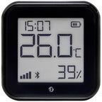 Shelly H&T Gen3 Black | Wi-Fi and Bluetooth Smart Temperature & Humidity Sensor with Remote App Control & Monitoring | Smart Scenes | Notification Alerts | LCD Display | Free Data Storage Export