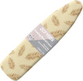 ZCFYGDX Ironing Board Covers,Elastic Edge 3 Bottom Nylon Buckle Straps, Stain Resistant & Resistant Scorch, Easy to Installation Fasteners Minimalist Palm Leaf Print Decor Size-S 14 x 45