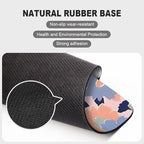 Field of Flowers Pastel Floral Square Mouse pad, Texture, Waterproof, Anti Slip Rubber Base, Computer Mouse pad, Laptop Mouse pad