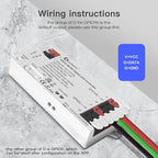 Sogledwow ESP32 WLED LED Strip Controller Dynamic RGB IC IO33 DIY Port App Control Easy Wiring Terminal for WS2811 WS2812 SK6812 TM1814 WS2813 WS2815 FCOB Addressable Strip Light