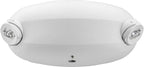 Lithonia Lighting Quantum Emergency Light, Contemporary Commercial LED Emergency Lights with 2 Aimable Lamp Heads, Ceiling or Wall Mount, White Thermoplastic, UVOLT (ELM2L UVOLT LTP M12)