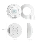 RAYZEEK Ceiling Mount Motion Sensor,360 Motion Sensor,110V-265V,1100W,Occupancy Sensor Switch for Ceiling, 8-12M High Sensitive Motion Sensor Light Switch,PC Fireproof(5A,Neutral Wire Required)
