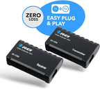 OREI HDMI Over Ethernet Extender– HDMI 1.4 with 1080p@60Hz Resolution, Power Over Cable - HDMI Over CAT6 Extension Up to 131 feet (EX-130A)