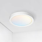 ASD LED 5" Round Flush Mount Ceiling Light Fixture, Low Profile Surface Lighting | 5CCT, Dimmable, Ultra-Thin, ETL Listed | 10W 700LM 2700-6000K 120V | Kitchen, Bedroom, Hallway Lamp | White