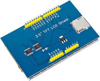 Hosyond 3.5 inch 480X320 TFT Touch Screen Module LCD Display Shield with SD Card Socket Compatible with Arduino R3 Mega2560