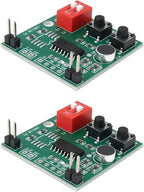 Create idea 2Pcs 35s Recordable Voice Module DIY Sound Recording Chip with LED Indicator Supports External Flash Greeting Card Box Sound Player