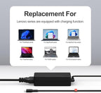 65W USB-C Laptop Charger Compatible with Lenovo Yoga,Chromebook,ThinkPad T490 X380 L490 E480, ADLX65YDC3A ADLX65YLC3A 65w Laptop Adapter