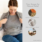 Slow North Hot & Cold Neck Shoulder Wrap: Natural Relief from Shoulder and Neck Ache, Menstrual Cramps Relief, and Stress Reduction