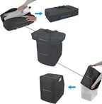 Rockville TITAN ARRAY SYSTEM White, 3200W Powered Column Array Speaker System, Dual 10” Subwoofers, (10) 3.5” Drivers, Bluetooth, Carry Bags Included, Perfect for DJs, Live Sound, and Events
