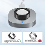ZOOROO Charger Compatible with Oura Ring Gen 3 Size 12, Fast Charging Dock with USB-C Cable