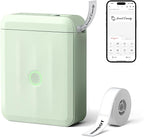 NIIMBOT D110 Upgraded Version Mini Label Maker Machine with Tape, Portable Bluetooth Thermal Printer, Sticker Labeler with Multiple Templates for Office Organization Home Kitchen School, Green