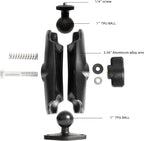 xik 1/4"-20 Thread Camera Mount Holder for Wall/Desk/Car/Boat,AMPS Standard Hole Installation，Fits DSLR, CCTV, Action Cam, Projector, Security Camera