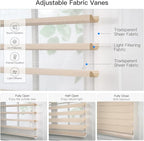Tokblind Motorized Sheer Shade with Remote Control, Light Filtering Electric Roller Blind Compatible with Alexa via Hub, Rechargeable Smart Window Shade Custom Size (Light Filtering Coffee)