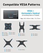 PERLESMITH Full Motion TV Wall Mount for 26-60 Inch TVs, TV Mount with Articulating Arms Swivels Tilt Extension - Wall Mount TV Brackets VESA 400x400 Fits LED LCD OLED 4K TVs Up to 77 lbs