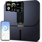 RENPHO Smart Scale for Body Weight Fat, Digital Bathroom Scale with Color Display, Wi-Fi & Bluetooth Fitness Equipment for BMI Muscle Mass Composition, Rechargeable, Elis Nova