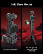 SMALLRIG Expansion Adapter Accessorie for DJI Osmo Pocket 3, Aluminium Protective Cage, 52g Lightweight Mount for Pocket 3, with Cold Shoe Mount, 1/4"-20 Threaded Toles and Claw Ports