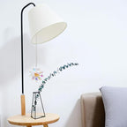 LEFERS Ceiling Fan Pull Chain, 2 Pieces 1.8" Crystal Glass Flower Pendants with 24" Ceiling Fan Chain Extender and Connector (Crystal AB)