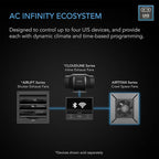 AC Infinity AIRTITAN T3, Ventilation Exhaust Fan 6" with WiFi Temperature Humidity Controller, EC Motor for Crawl Space, Basement, Garage, Attic, Hydroponics, Grow Rooms