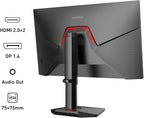 KOORUI 27 Inch 1440p Gaming Monitor 200Hz, 1ms, Fast IPS Screen, HDR400, 95% DCI-P3 Color Gamut, Height/Pivot/Tilt Adjustability, Adaptive Sync Technology, HDMI & DP Ports, 2K Monitor, Black, G2722P