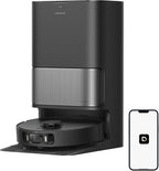 DREAME L40 Ultra Gen 2 Robot Vacuum and Mop with 25,000Pa Suction, Extendable Side Brush and Mop, All-in-One Self-Emptying & Cleaning Dock, Voice & App Control, Black