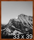 Frame It Easy 33 x 39 Russet Wood Frame (Derby)