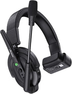 Accsoon Como MIC02-H Wireless Headset Intercom System Host Headset Full Duplex 1312ft Team Communication Group Talk, Links up to 9-Person, 10+Hour Battery Life(Only Host Headset)