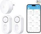 GoveeLife Upgraded Smart Water Leak Detector 1s with 1804ft Ultra-Long Range, WiFi Water Sensor with SMS/Email/APP Push and Sound Alarm, 5-Year Battery Life, Suit for Home, Basement, Kitchen, 2 Pack