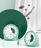 Visual Timer for Kids with Pause Button, 60-Minute Countdown Timer with Silent Operation, Desk Pomodoro Timer Kid Time Management Tools for Classroom, Office and Kitchen, Light Green