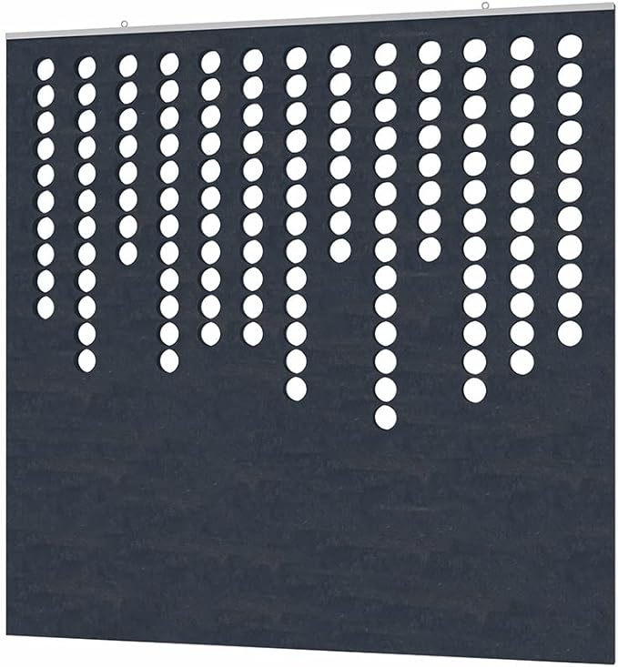 Escape Acoustic Wall Art | Matrix Design | Suspended Sound Proofing Panels | Eco-Friendly Recycled Material | 4X4 | Red