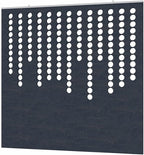 Escape Acoustic Wall Art | Matrix Design | Suspended Sound Proofing Panels | Eco-Friendly Recycled Material | 4X4 | Orange Yellow