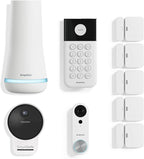 SimpliSafe 9 Piece Wireless Home Security System Gen 3 with Outdoor Camera and Wired Video Doorbell - Optional 24/7 Professional Monitoring - No Contract - Compatible with Alexa and Google Assistant