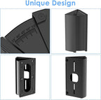 RIOVO Adjustable 30 to 55 Degree Doorbell Angle Mount Compatible with Ring/Blink Video Doorbell/Battery Doorbell, Replacement Angle Adjustment Adapter Mounting Bracket Wedge Kit