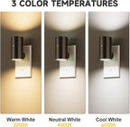 NIORSUN Night Lights Plug into Wall, Dimmable with 3 Color Modes & Auto On/Off Sensor, Ultra-Slim Nightlight for Hallway, Bathroom, Bedroom, Nursery, Kitchen (8 Pack, Black)
